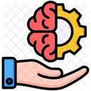 Practice Brain Gear Icon