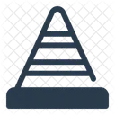 Practice Cone Drill Train Icon