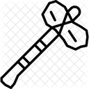 Prahistorische Axt Steinzeit Werkzeug Primitive Waffe Symbol