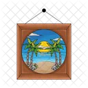 Praia Verao Mar Icon