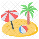 Praia  Ícone