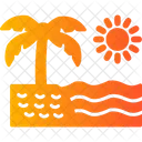 Praia  Ícone