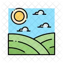 Paysage Prairie Champ Icon