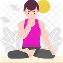 Pranayama Respiratorio Basico Exercicio Respiratorio Respiracao Icon