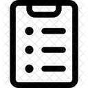 Area De Transferencia Documento Lista Ícone
