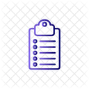Area De Transferencia Lista De Verificacao Lista Ícone