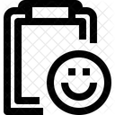 Sorriso Area De Transferencia Revisao Ícone