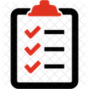 Prancheta Papelada Lista De Verificacao Icon