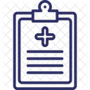 Prancheta Medica Medicamentos Prescricoes Ícone