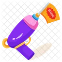 Fool Day Prank Gun Flag Gun Icon