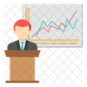 Prasentation Powerpoint Anzeige Icon