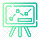 Linie Diagramm Statistik Icon