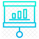 Prasentationstafel Bericht Balkendiagramm Icon
