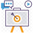 Geschaftsdiagramm Prasentation Unternehmensstatistik Symbol