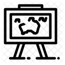 Prasentation Karte Kartentafel Symbol