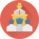 Prasentation Meeting Training Symbol