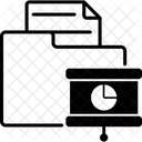 Prasentationsdatei Datei Folie Symbol