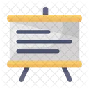 Prasentationstafel Geschaftsprasentation Trendanalyse Symbol