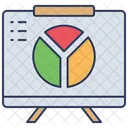 Prasentationstafel Diagramm Kreisdiagramm Symbol