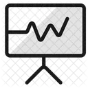 Prasentationstafel Diagramm Streamline Ultimate Symbol