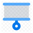 Folie Prasentation Whiteboard Symbol