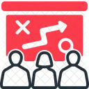 Prasentation Von Taktiken Strategien Prasentationen Icon