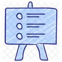 Analytik Board Tafel Symbol