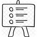 Analytik Board Tafel Symbol