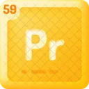 Praseodimio Alcali Cromo Icono