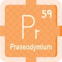 Praseodymium Preodic Table Preodic Elements Icon