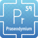 Praseodymium Preodic Table Preodic Elements Icon