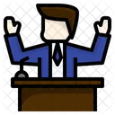 Prasident Avatar Debatte Symbol