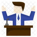 Prasident Avatar Debatte Symbol