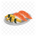 Prato De Sushi Sushi Japones Icon