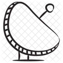 Prato Parabolico Antena Parabolica Radiotelescopio Ícone