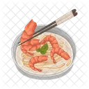 Noodle Meal Shrimp Icon