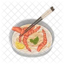 Noodle Meal Shrimp Icon