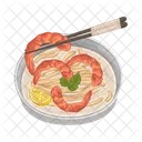 Noodle Meal Shrimp Icon