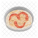 Noodle Meal Shrimp Icon