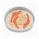 Noodle Meal Shrimp Icon