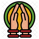 Pray Hand Worship Icon