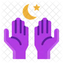 Pray Hand Ramadan Icon