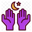 Pray Hand Ramadan Icon
