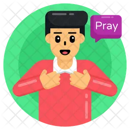Pray Message  Icon