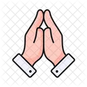 Pray Hands Religion Icon