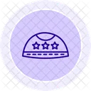 Prayer Cap Line Icon Icon