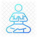 Meditating Meditation Yoga Icon