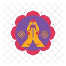Prayer Rangoli  Icon