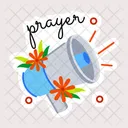 Announcement Prayer Speaker Prayer Call アイコン