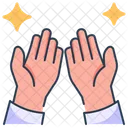 Pray Hand Gesture Muslim Icon